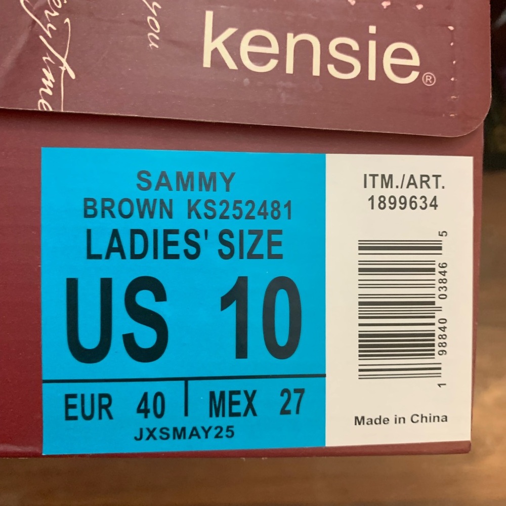 New Kensie Women's Sammy Brown Ankle Boots Bootie Size 9, 10, 7.5, 7, 6.5 - Picture 15 of 15